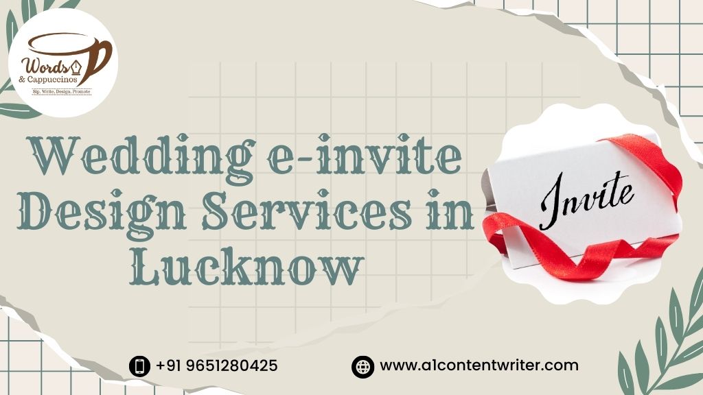 wedding e-invite design services in Lucknow