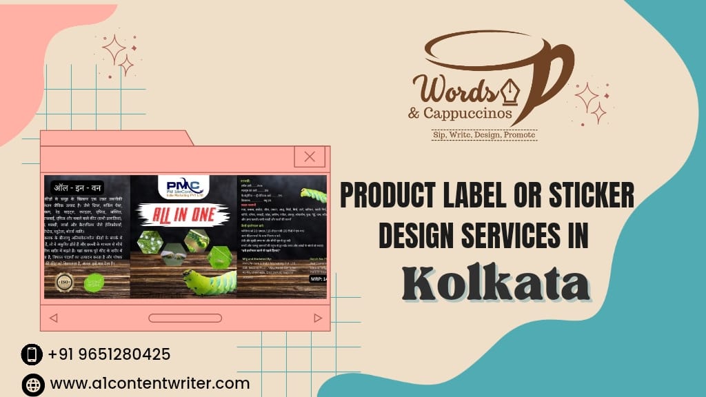 product label or sticker design services in Kolkata