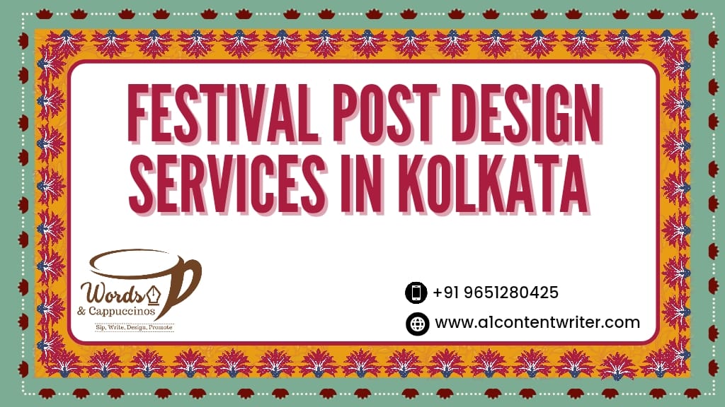 festival post design services in Kolkata