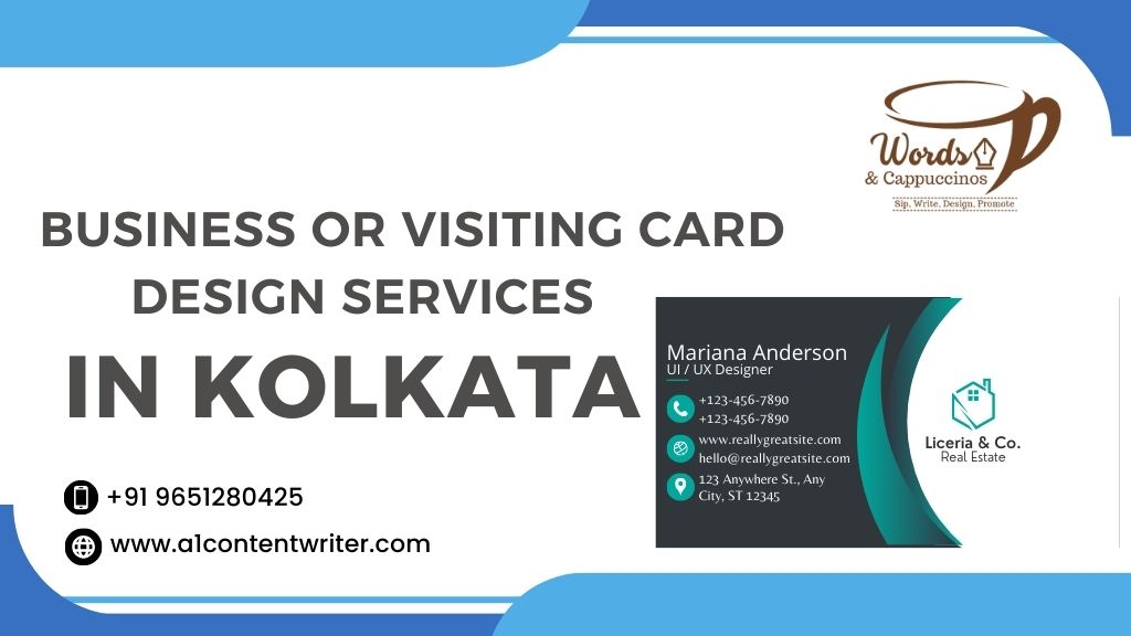 business or visiting card design services in Kolkata