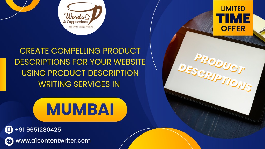 product description writing services in Mumbai