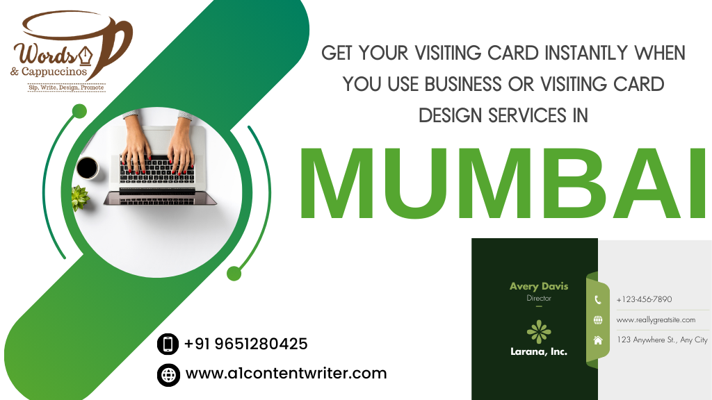 business or visiting card design services in Mumbai