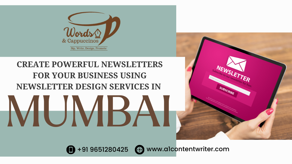 newsletter design services in Mumbai